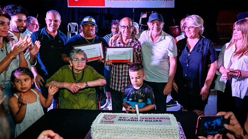 Con alegría, baile y mucho entretenimiento, la comunidad celebró el 65° aniversario de la localidad de Ricardo Rojas
