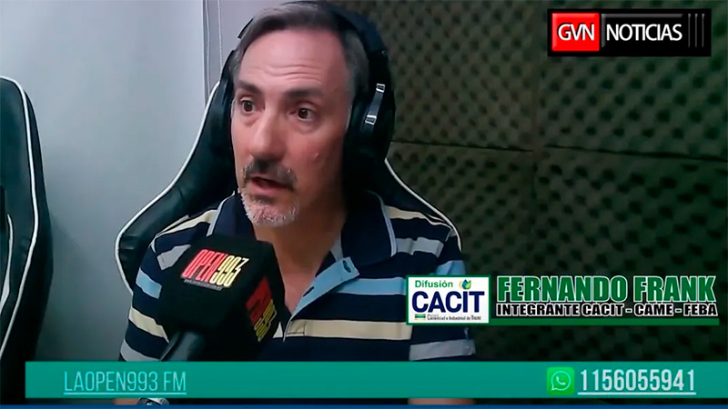 Entrevistas en la OPEN 99.3 FM – Fernando Frank