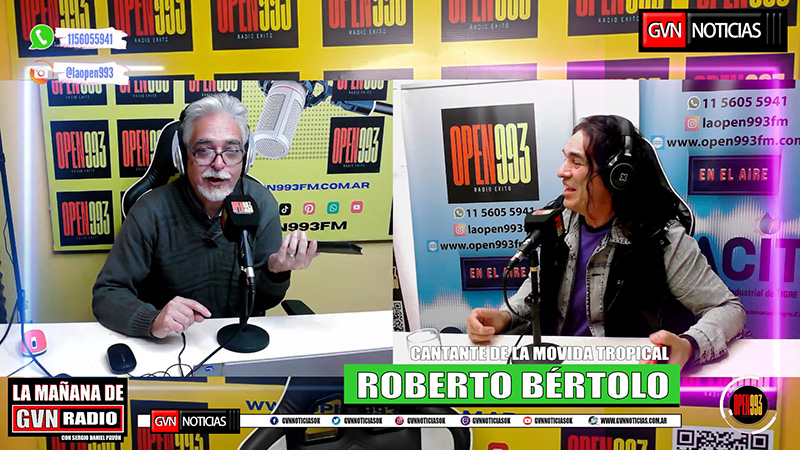 Roberto Bértolo de Almendrado en “La mañana de GVN RADIO”